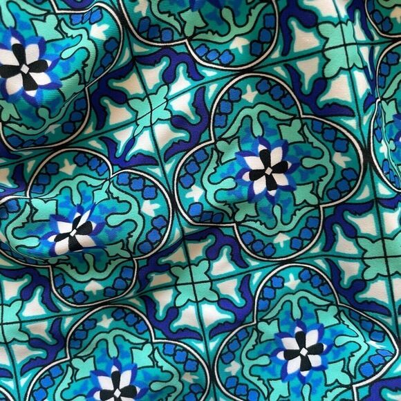 Spanx Love Your Assets Sara Blakey Blue One-Piece Swimsuit Women’s Size Small - Picture 7 of 7